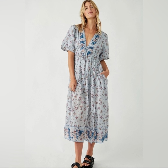 NWT Free People Lysette Maxi Dress - M - Picture 6 of 9
